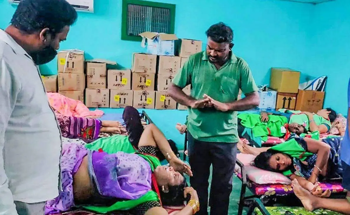 50 women rushed to hospital due to gas leak in SEZ near Visakhapatnam