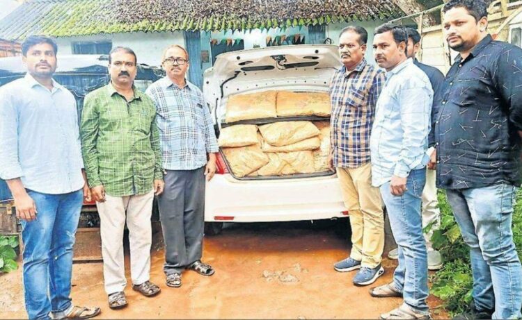 Gujarat-based smuggler held with 120 kgs of ganja near Visakhapatnam