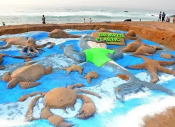 76 tonnes of plastic collected at mega beach cleanup drive in Visakhapatnam