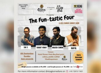 Events happening this weekend: Laugh out loud with the Vizag Komedians