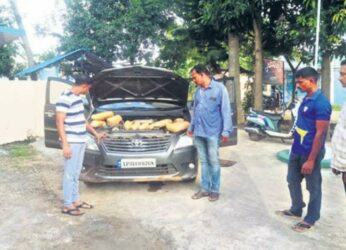 Visakhapatnam: Married couple caught smuggling 40 kilos of ganja