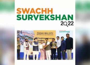 Vizag ranks 4th in Swacch Survekshan Awards 2022