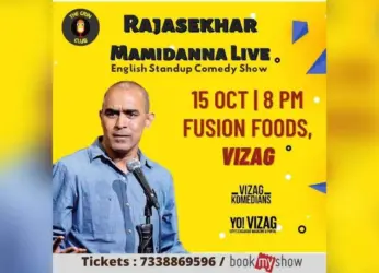 Rajasekhar Mamidanna rolls up his sleeves to take Vizag on a laughter ride