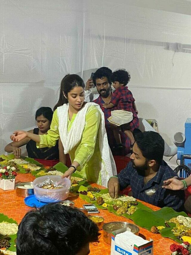 Janvhi  Kapoor recently uploaded behind the scenes of her upcoming movie ‘Mili’. Mili is a malayalam remake of an award winning  film ‘Helen’