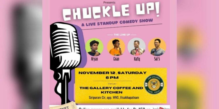 Standup Comedy Show: Gear up for a session of chuckle up with the Vizag Komedians