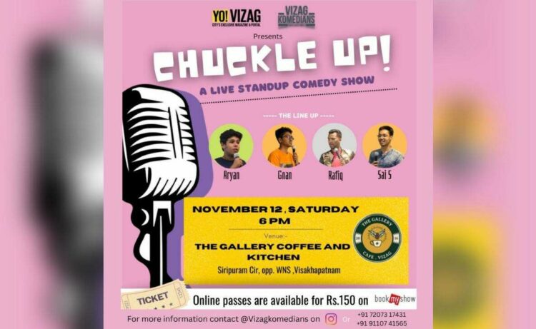 Standup Comedy Show: Gear up for a session of chuckle up with the Vizag Komedians