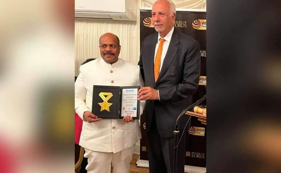 CMR Chairperson Mavuri Venkata Ramana honoured with Asian UK Businessman award