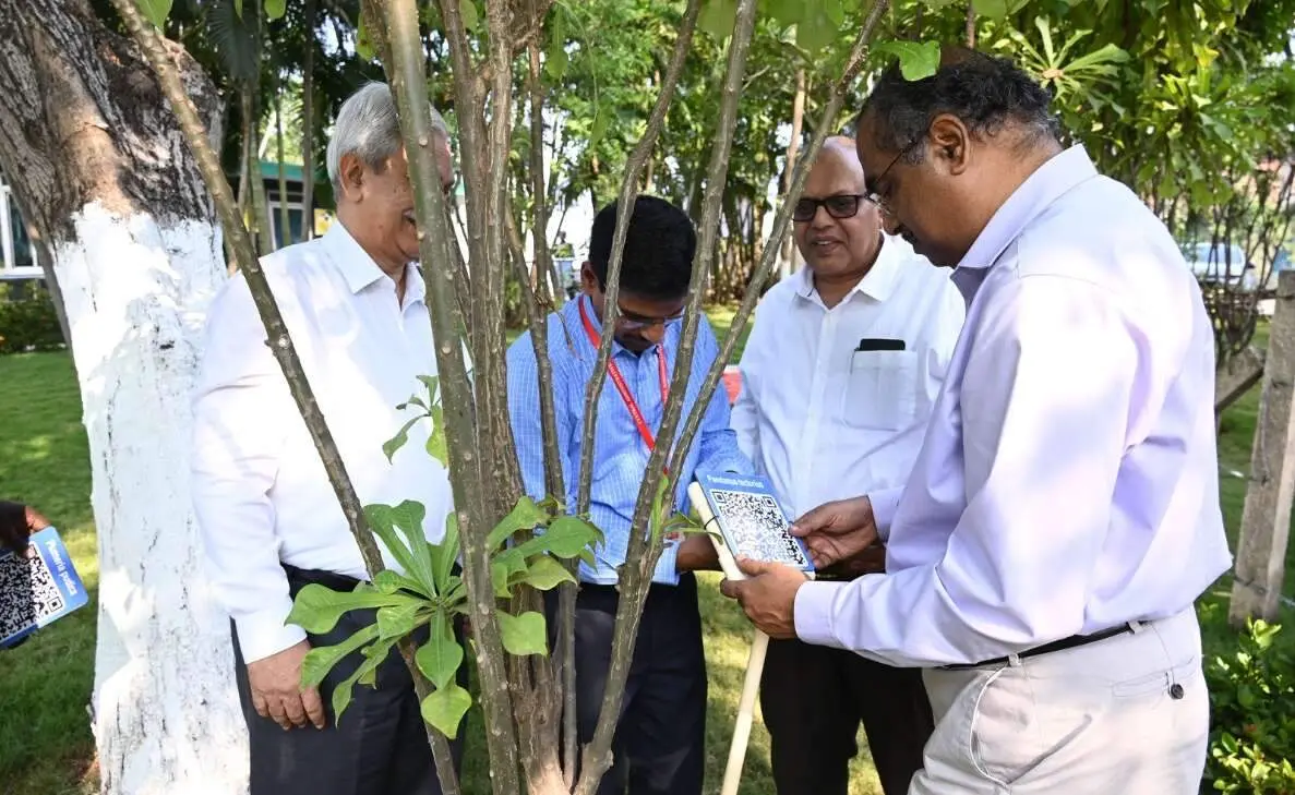 130 plant species geotagged on GITAM Visakhapatnam campus