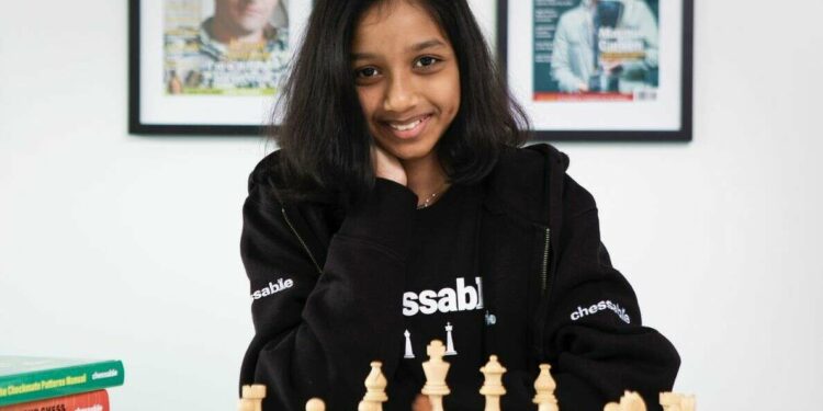 Vizag: Chess prodigy Alana Meenakshi gets Pradhan Mantri Rashtriya Bal Puraskar 2023
