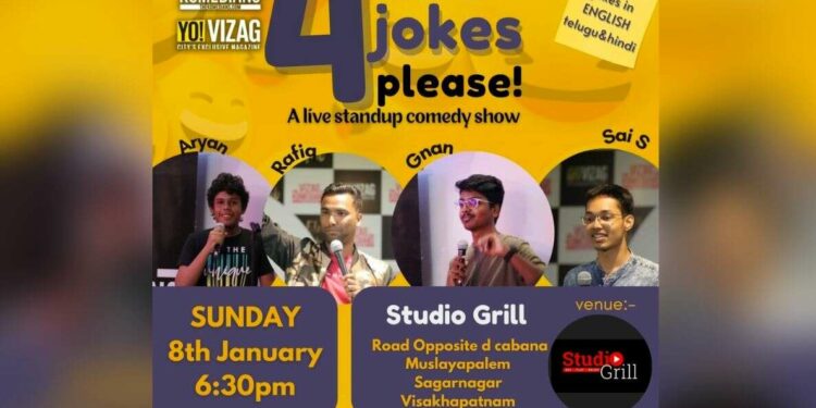 stand-up comedy show in Vizag