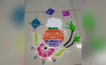 Simple Sankranti rangoli designs