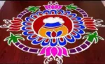 simple Sankranti rangoli designs