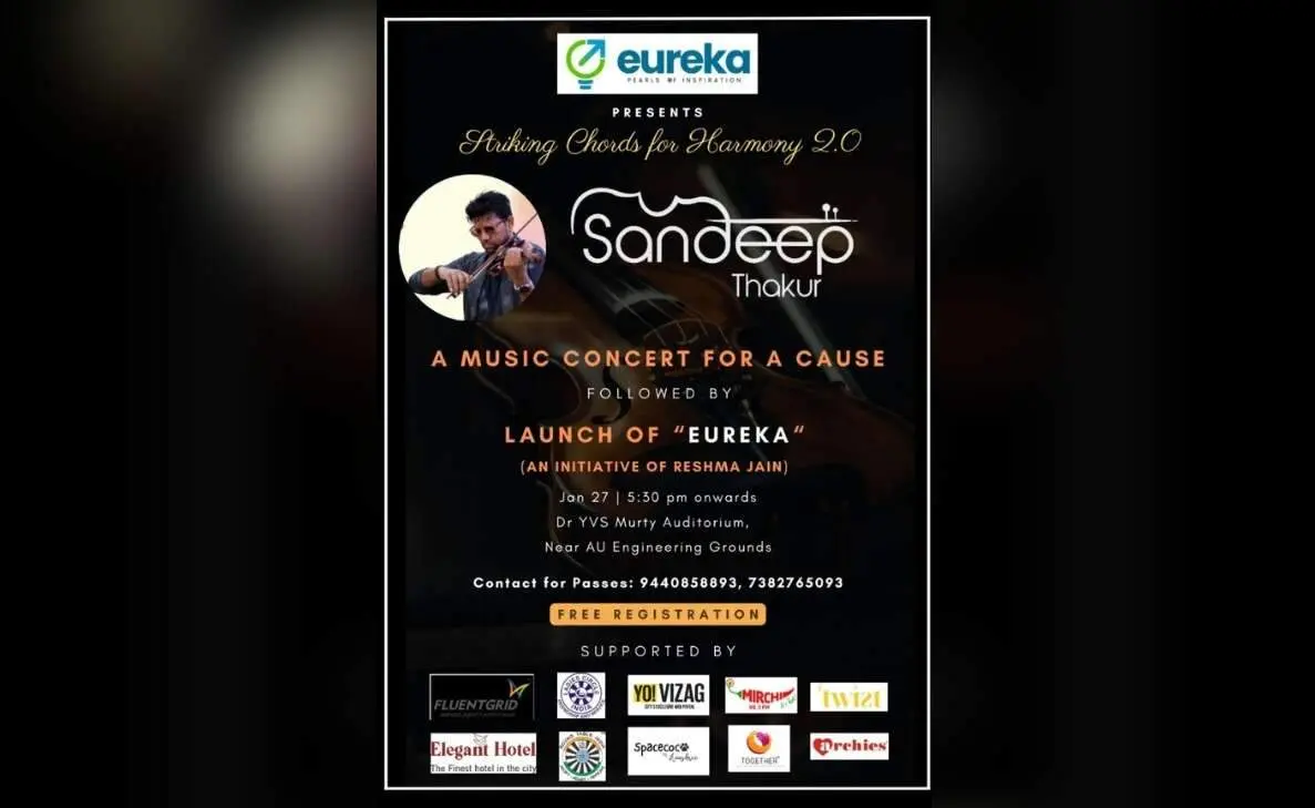 Striking Chords for Harmony 2.0 to mesmerise Vizag with violinist Sandeep Thakur