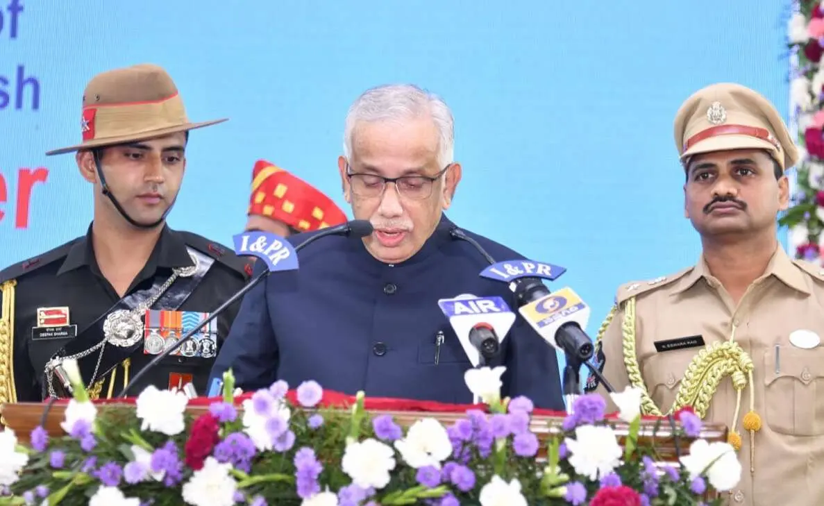 Justice S Abdul Nazeer takes oath as the third Governor of Andhra Pradesh