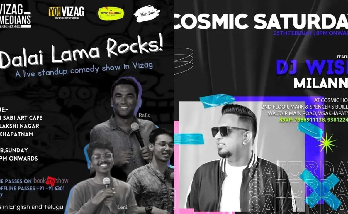 Head out to these happening events in Vizag for a fun weekend