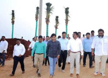 Visakhapatnam: GVMC kickstarts plantation of 200 coconut trees at Sagar Nagar Beach