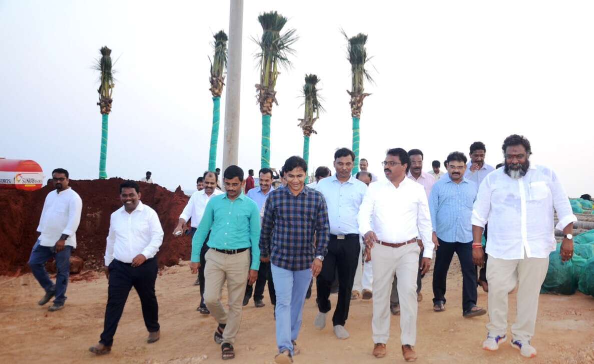 Visakhapatnam: GVMC kickstarts plantation of 200 coconut trees at Sagar Nagar Beach