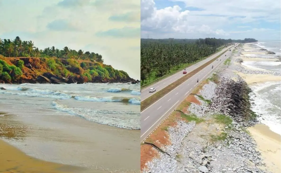 Stunning coastal cliffs in India: Where land meets sea in perfect harmony