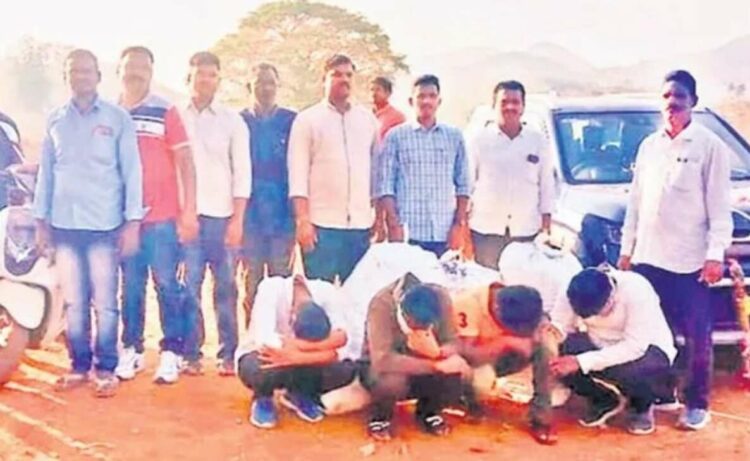 Visakhapatnam: Four smugglers arrested with 55 kilos of ganja