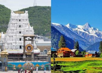 IRCTC launches tour packages to Tirupati and Kashmir from Visakhapatnam