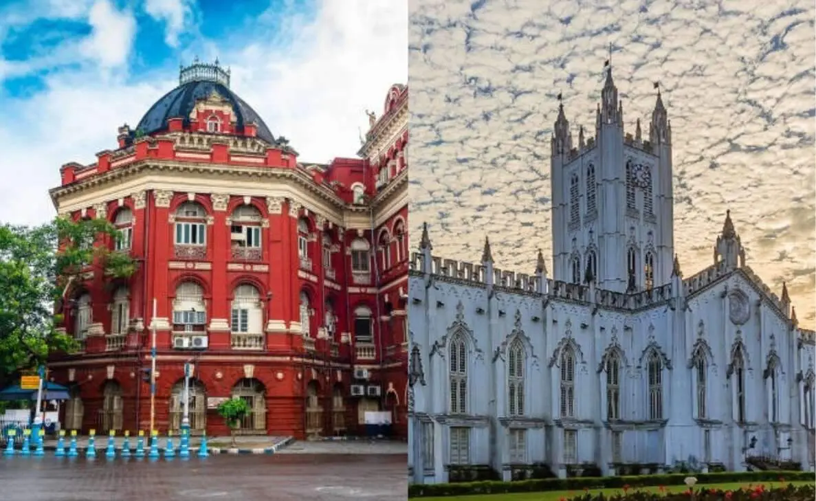 Historical monuments that were built during the British colonial period in India