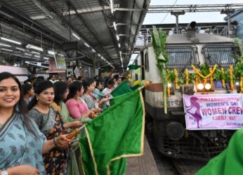 All woman crew train flagged off from Visakhapatnam on Women’s Day
