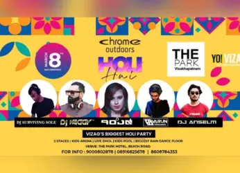 Chrome Outdoors Holi Hai: The ultimate Holi party in Vizag