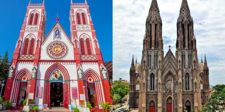 6 stunning cathedrals in South India with exquisite architecture