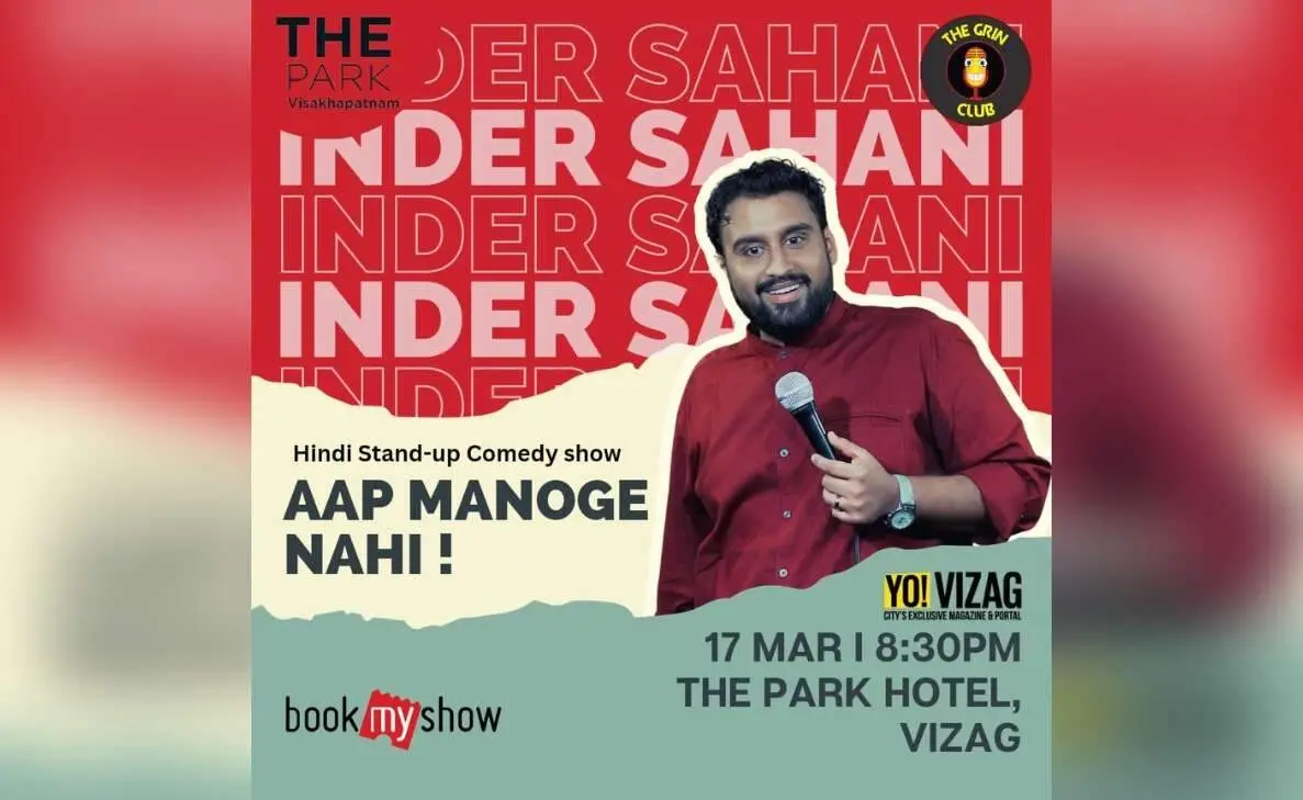 Vizag: Kickstart your weekend with standup comedy show by Inder Sahani