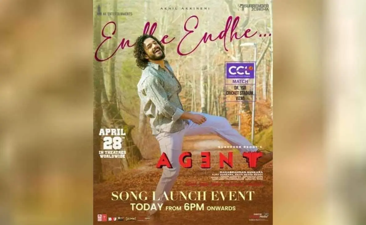 Akhil to release the second song from Agent during CCL 2023 match in Vizag