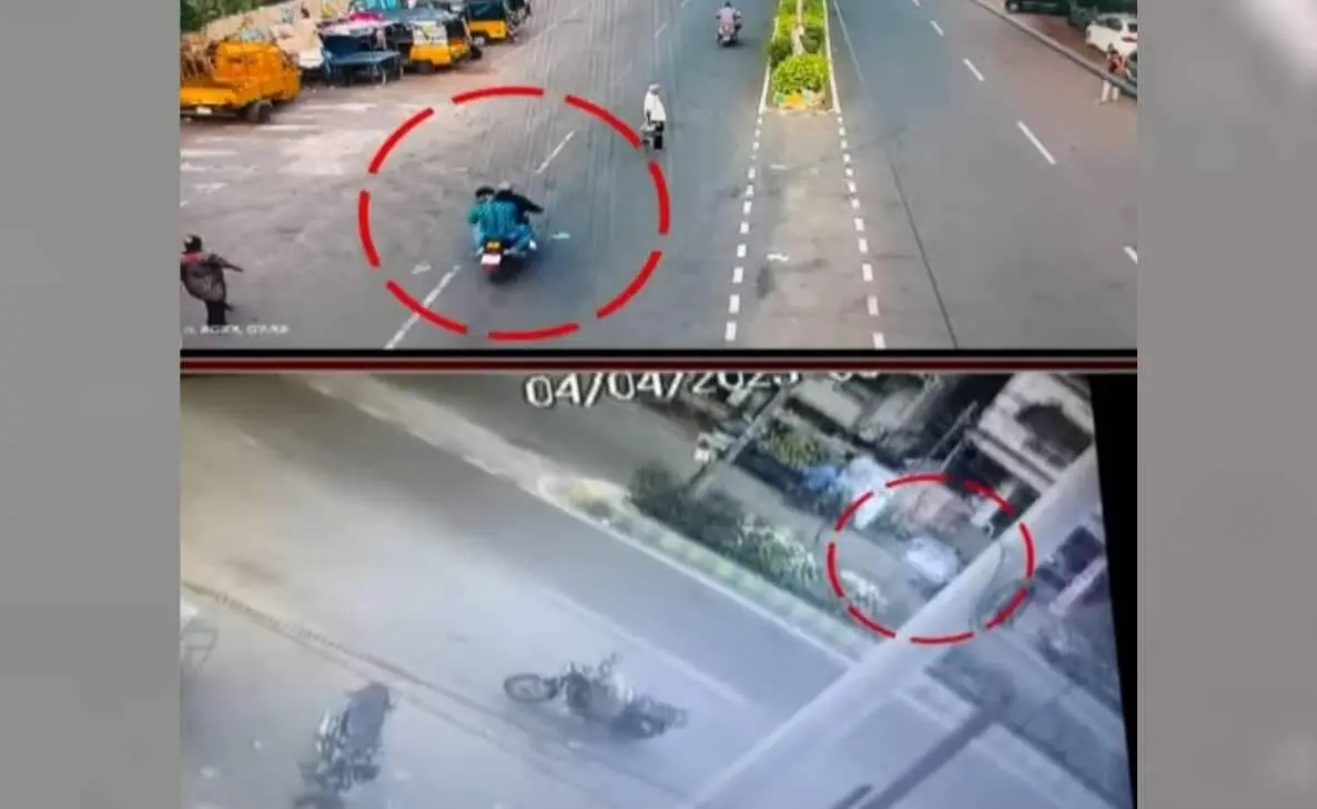 Chain snatchers strike twice in a day in Vizag City