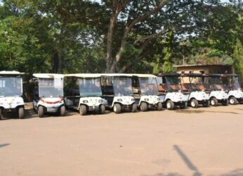 Zero carbon battery-operated vehicles flagged-off at Vizag Zoo