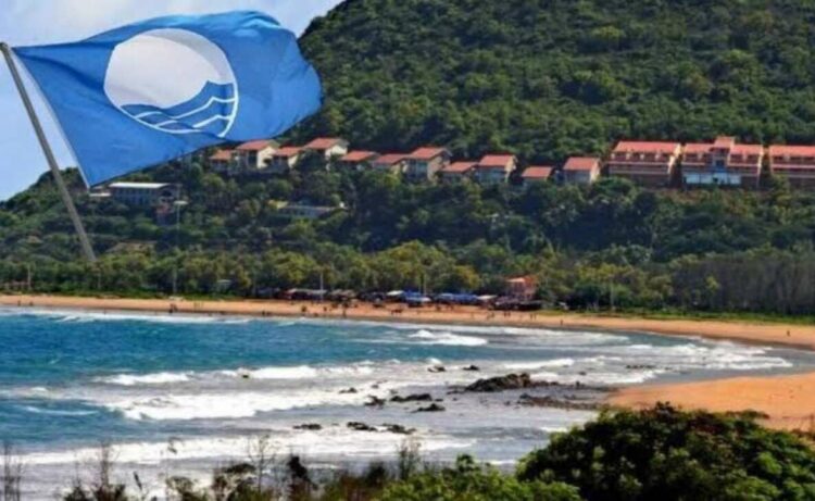 Visakhapatnam: Blue flag unfurled at Rushikonda Beach for the third time