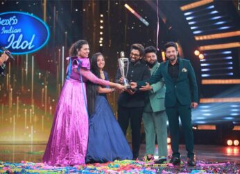 Allu Arjun crowns Soujanya Bhagavathula as winner of Telugu Indian Idol Season 2