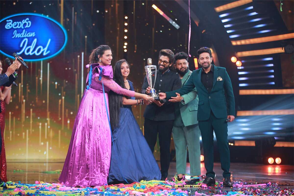 Soujanya Bhagavathula from Visakhapatnam was crowned winner of Aha Telugu Indian Idol 2