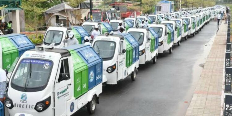 65 electric vehicles to be deployed in Visakhapatnam for garbage collection