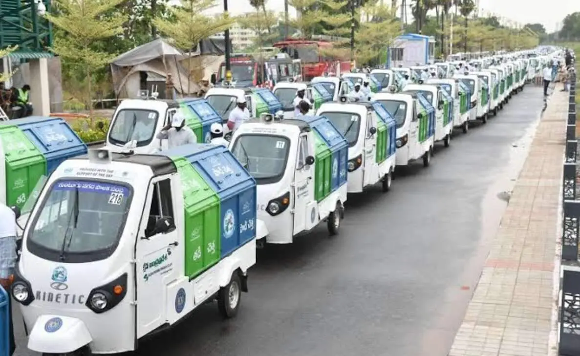 65 electric vehicles to be deployed in Visakhapatnam for garbage collection