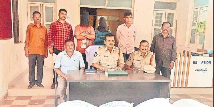 Visakhapatnam: Two attempt ganja smuggling from agency, 200 kilos and 2 cars seized