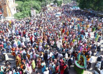 Vizag: Devotees in lakhs take part in Simhachalam Giri Pradakshina