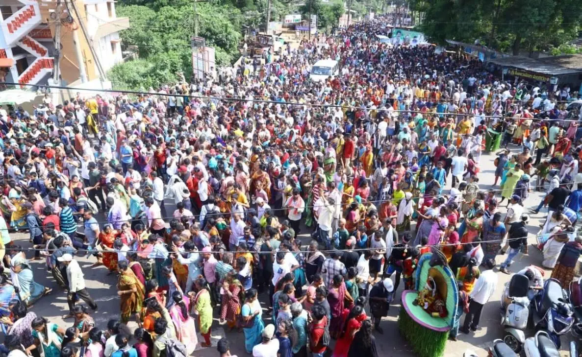 Vizag: Devotees in lakhs take part in Simhachalam Giri Pradakshina