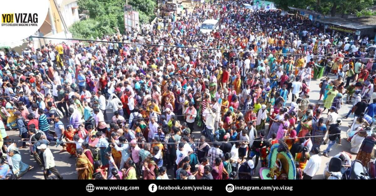 Vizag: Devotees in lakhs take part in Simhachalam Giri Pradakshina - Vimarsana News