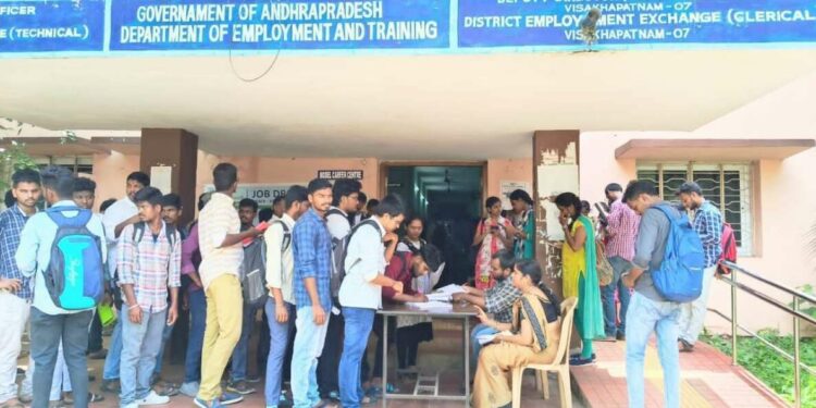 455 vacancies to be filled to through job recruitment drive on 21 July in Vizag