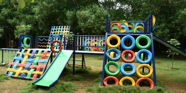 19,000 kg recycled waste turned into innovative play arena in Visakhapatnam