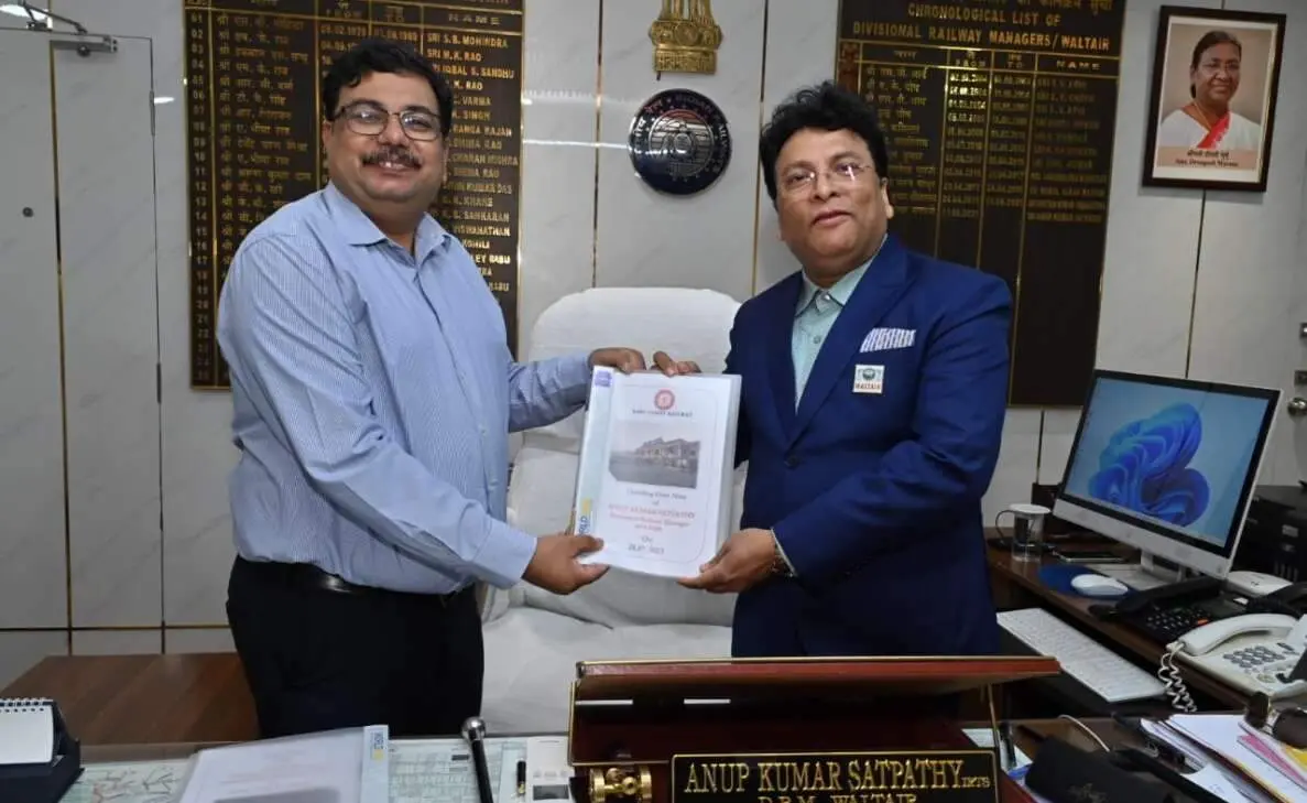 Visakhapatnam: Sourabh Prasad takes over as DRM of Waltair Division