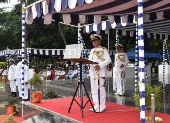 Visakhapatnam: Vice Admiral Biswajit Dasgupta bids adieu to Eastern Naval Command