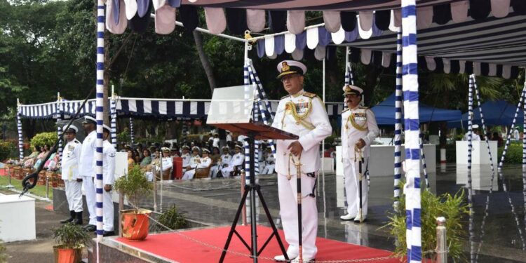 Visakhapatnam: Vice Admiral Biswajit Dasgupta bids adieu Eastern Naval Command