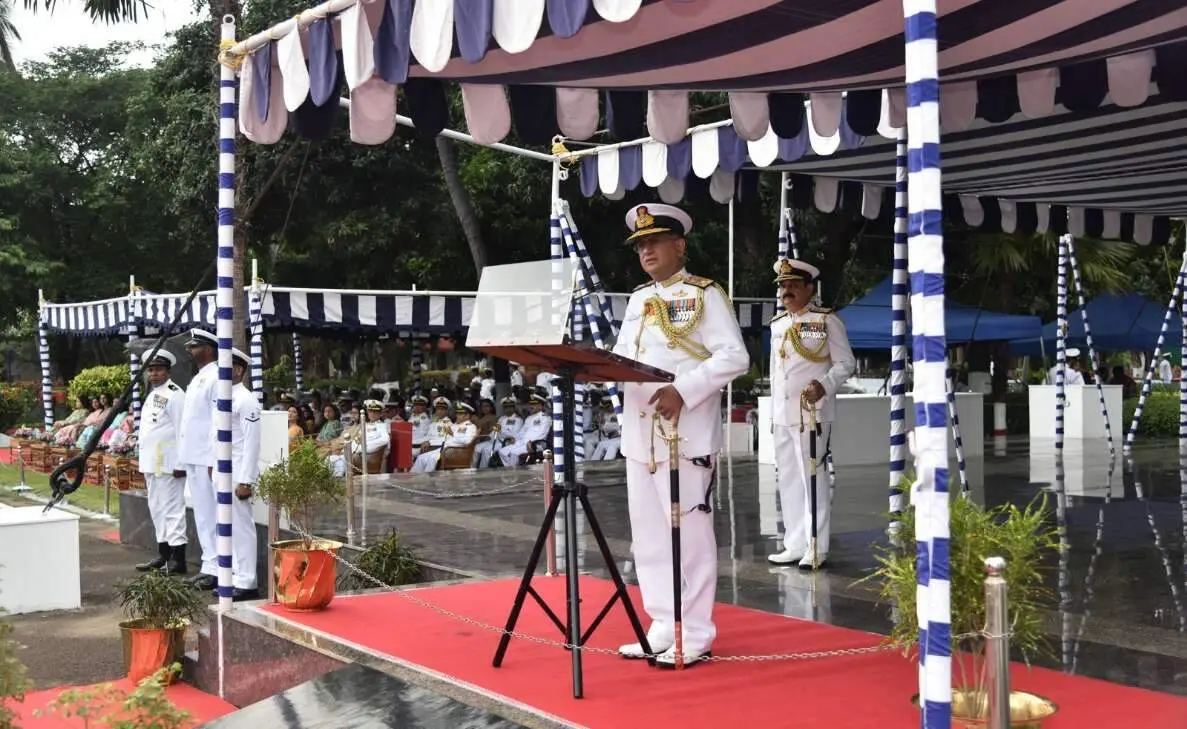 Visakhapatnam: Vice Admiral Biswajit Dasgupta bids adieu to Eastern Naval Command