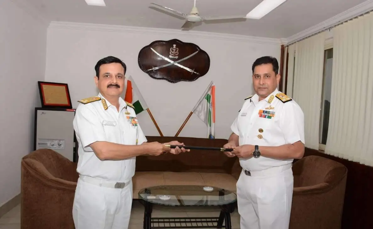 VAdm Sameer Saxena takes over as Chief of Staff of Eastern Naval Command in Visakhapatnam