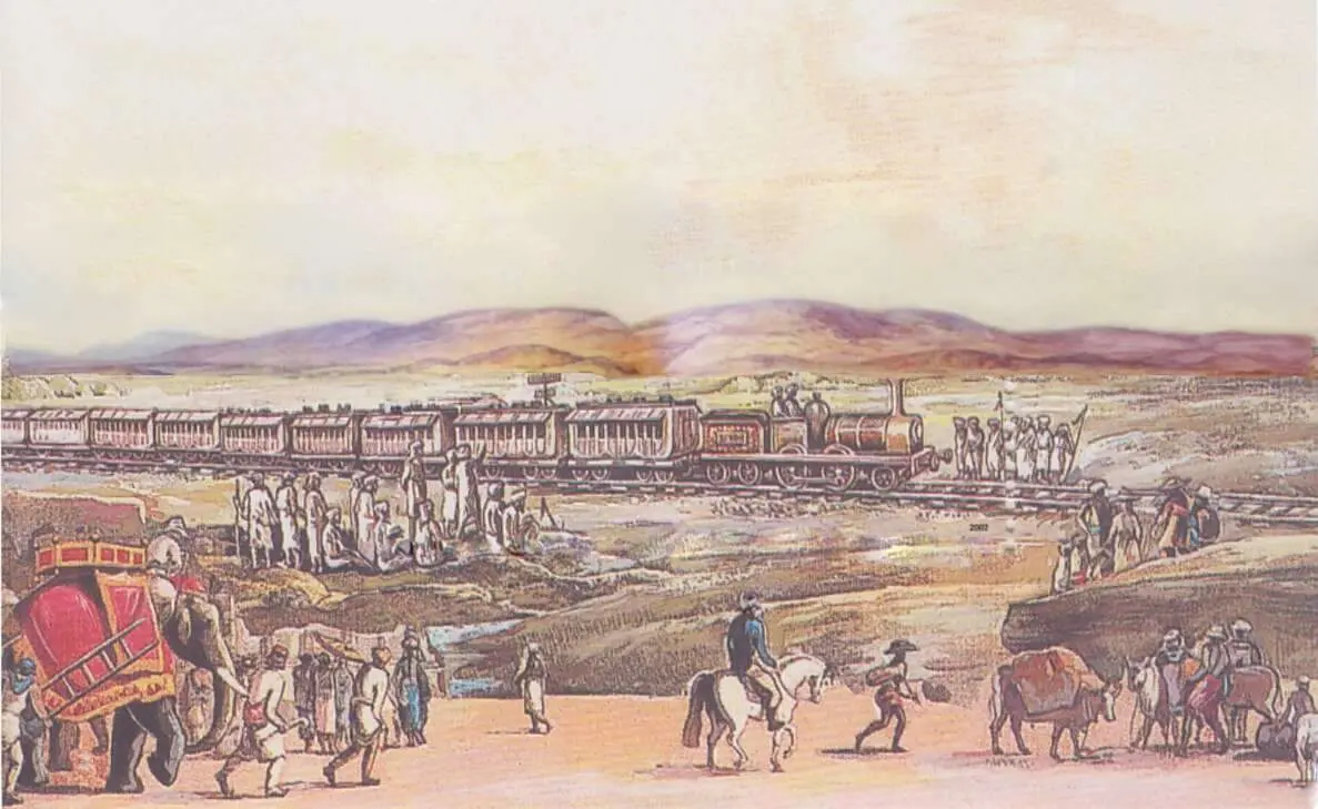 When the train first came to Vizag in 1983