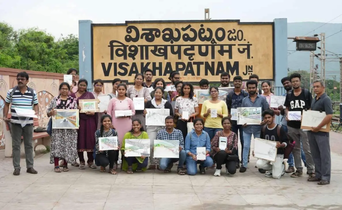 Vizag Sketchers: Capturing urban landscape on canvas